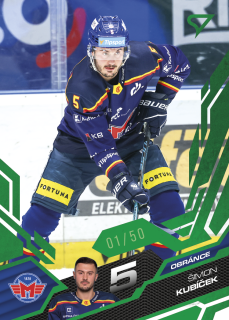 Kubíček Šimon Emerald Green 42/50 Tipsport extraliga 25/26 #294