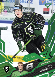 Křepelka Karel Emerald Green 44/50 Tipsport extraliga 25/26 #303