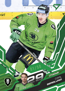 Berglund Carl Emerald Green 35/50 Tipsport extraliga 25/26 #304