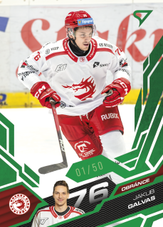 Galvas Jakub Emerald Green 38/50 Tipsport extraliga 25/26 #309