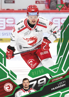 Hudáček Libor Emerald Green 43/50 Tipsport extraliga 25/26 #313