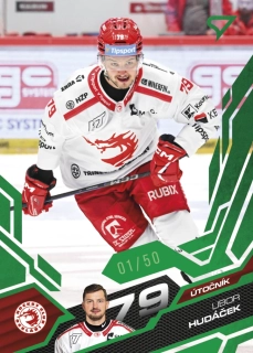 Hudáček Libor Emerald Green 1/50 Tipsport extraliga 25/26 #313