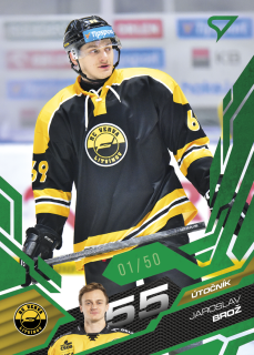 Brož Jaroslav Emerald Green 3/50 Tipsport extraliga 25/26 #318