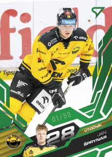 Šprynar Jan Emerald Green 36/50 Tipsport extraliga 25/26 #322