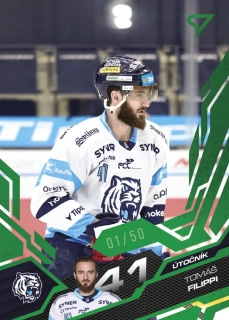 Filippi Tomáš Emerald Green 49/50 Tipsport extraliga 25/26 #334