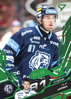Jansa Filip Emerald Green 30/50 Tipsport extraliga 25/26 #335