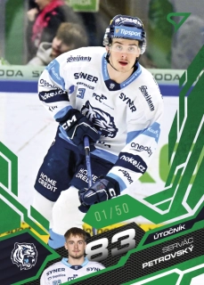 Petrovský Servác Emerald Green 27/50 Tipsport extraliga 25/26 #336