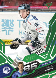 Přibyl Matěj Emerald Green 7/50 Tipsport extraliga 25/26 #344