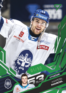 Marcel Marcel Emerald Green 9/50 Tipsport extraliga 25/26 #351