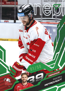Petrovický Rayen Emerald Green 17/50 Tipsport extraliga 25/26 #354