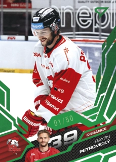 Petrovický Rayen Emerald Green 36/50 Tipsport extraliga 25/26 #354
