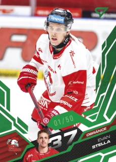 Stella Evan Emerald Green 7/50 Tipsport extraliga 25/26 #356