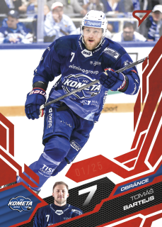 Bartejs Tomáš Ruby Red 3/25 Tipsport extraliga 25/26 #254