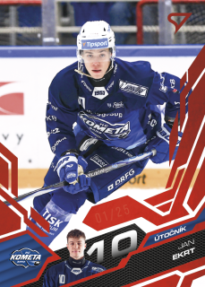 Ekrt Jan Ruby Red 1/25 Tipsport extraliga 25/26 #258