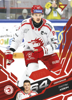 Koch Patrik Ruby Red 8/25 Tipsport extraliga 25/26 #310