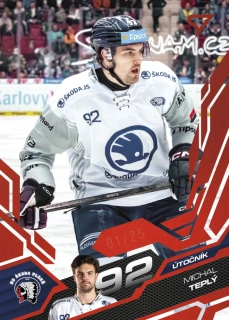 Teplý Michal Ruby Red 15/25 Tipsport extraliga 25/26 #330