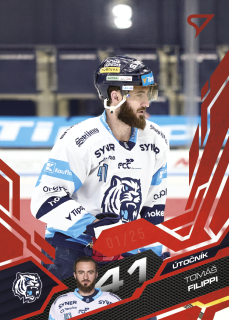 Filippi Tomáš Ruby Red 8/25 Tipsport extraliga 25/26 #334