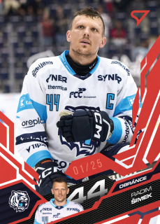 Šimek Radim Ruby Red 5/25 Tipsport extraliga 25/26 #185