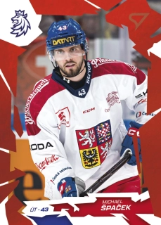 Špaček Michael Scarlet Red Hokejové Česko 2026 #49