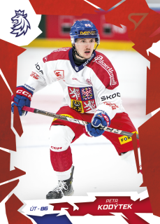 Kodýtek Petr Scarlet Red Hokejové Česko 2026 #35