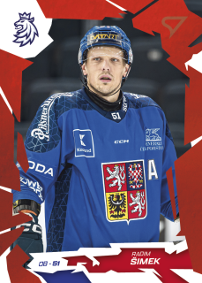 Šimek Radim Scarlet Red Hokejové Česko 2026 #20