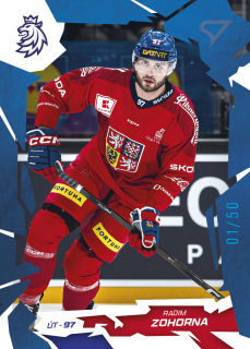 Zohorna Radim Cobalt Blue 30/50 Hokejové Česko 2026 #54