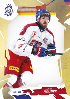 Rousek Lukáš Buff Gold 4/10 Hokejové Česko 2026 #46