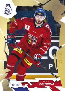 Zohorna Radim Buff Gold 3/10 Hokejové Česko 2026 #54