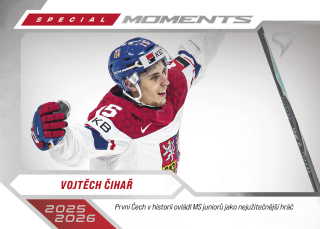 Čihař Vojtěch Special Moments Hokejové Česko 2026 SM-24