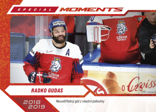 Gudas Radko Special Moments Party Red 23/25 Hokejové Česko 2026 SM-22