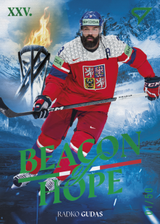 Gudas Radko Beacon of Hope Forest Green 50/50 Hokejové Česko 2026 BH-06
