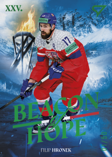 Hronek Filip Beacon of Hope Forest Green 46/50 Hokejové Česko 2026 BH-07