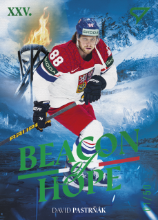 Pastrňák David Beacon of Hope Forest Green 46/50 Hokejové Česko 2026 BH-24