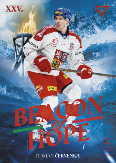 Červenka Roman Beacon of Hope Fire Red 19/25 Hokejové Česko 2026 BH-14