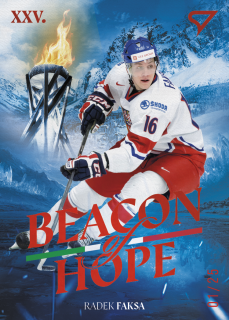 Faksa Radek Beacon of Hope Fire Red 18/25 Hokejové Česko 2026 BH-15