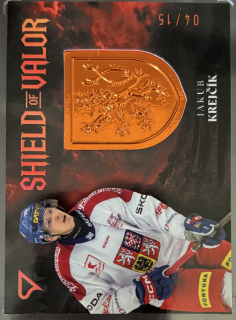 Krejčík Lukáš Shield of Valor Bronze Copper 4/15 Hokejové Česko 2026 SV-KR