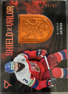 Gudas Radko Shield of Valor Bronze Copper 15/15 Hokejové Česko 2026 SV-RG