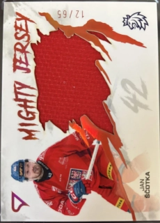 Ščotka Jan Mighty Jersey Red Copper 12/65 Hokejové Česko 2026 MJ-JS