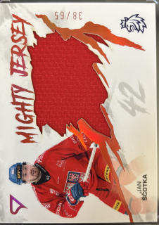 Ščotka Jan Mighty Jersey Red Copper 38/65 Hokejové Česko 2026 MJ-JS
