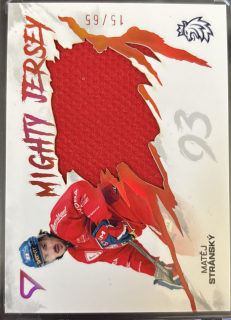 Stránský Matěj Mighty Jersey Red Copper 15/65 Hokejové Česko 2026 MJ-MS