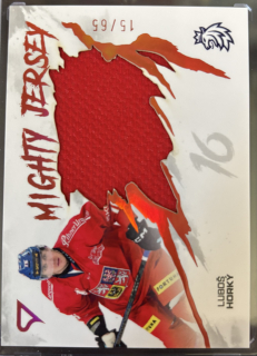 Horký Luboš Mighty Jersey Red Copper 15/65 Hokejové Česko 2026 MJ-LH
