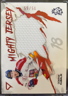 Kubalík Dominik Mighty Jersey Red Copper 15/65 Hokejové Česko 2026 MJ-DK