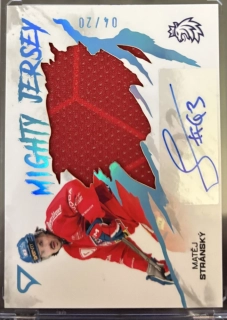 Stránský Matěj Mighty Jersey auto 4/20 Hokejové Česko 2026 MJS-MS