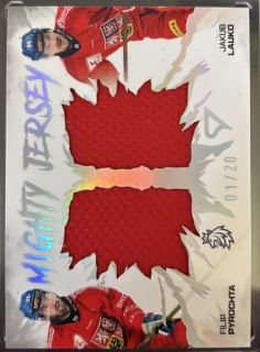 Pyrochta/Lauko Mighty Jersey Dual Shiny 1/20 Hokejové Česko 2026 MJD-PL