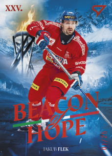 Flek Jakub Beacon of Hope Fire Red 1/25 Hokejové Česko 2026 BH-16
