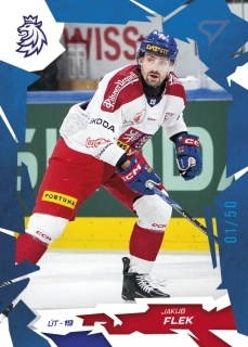 Flek Jakub Cobalt Blue 26/50 Hokejové Česko 2026 #28