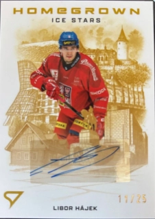 Hájek Libor Homegrown Ice Stars Gold Auto 11/25