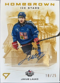 Lauko Jakub Homegrown Ice Stars Gold Auto 18/25