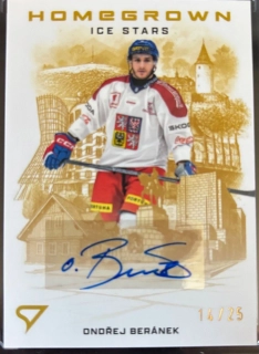 Beránek Ondřej Homegrown Ice Stars Gold Auto 14/25