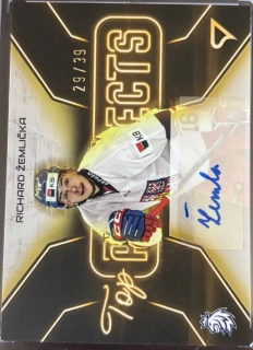 Žemlička Richard Top Prospects Gold Auto 29/39